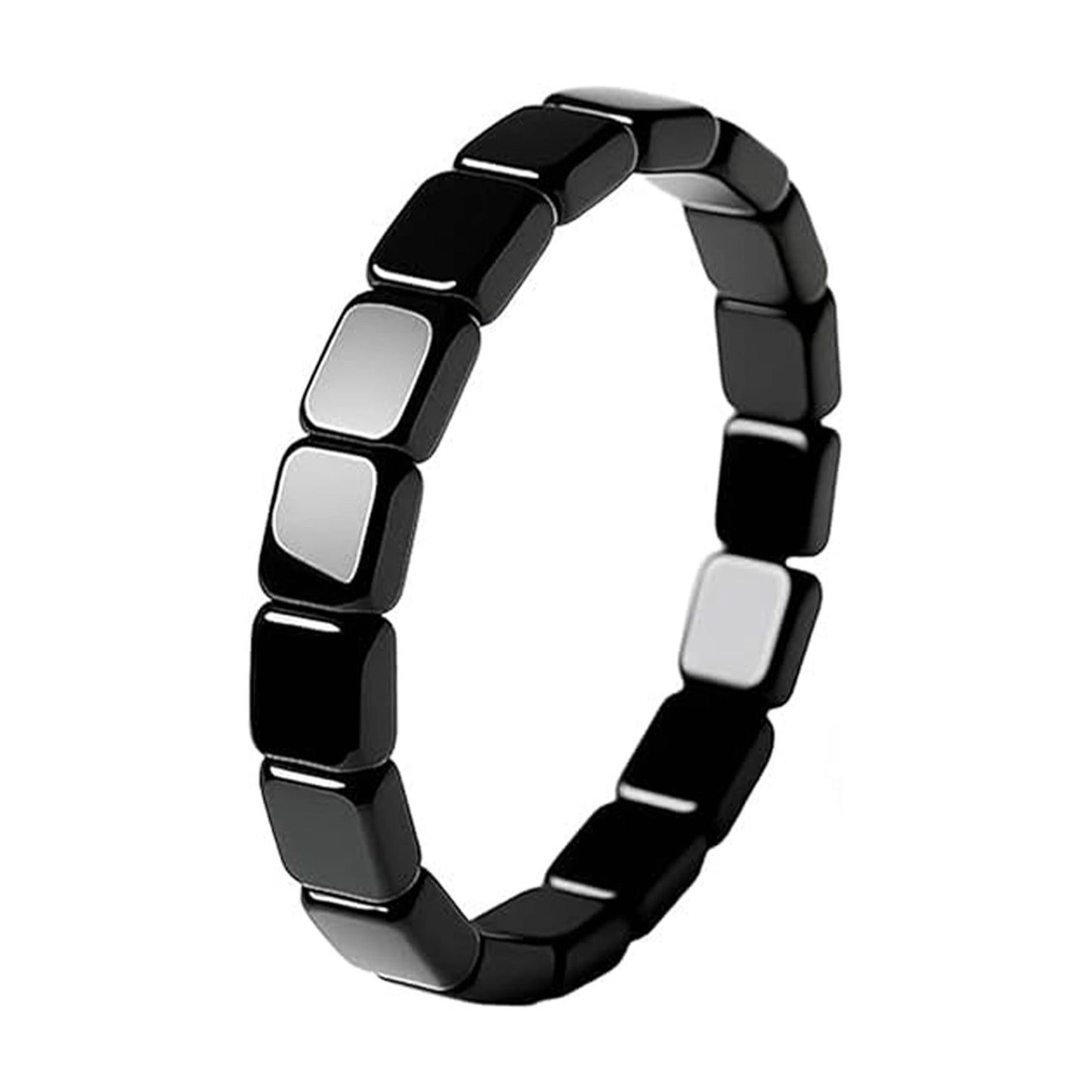 Nexpulse black obsidian bracelet shown for size and fit reference